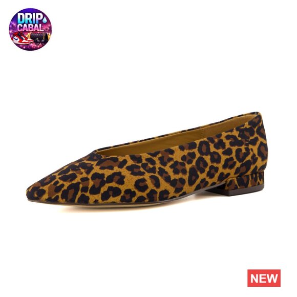 Pointed Toe Slip-On Flat with Memory Foam Insole Wide Widths Available